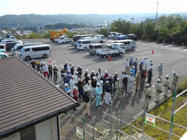 朝礼の様子